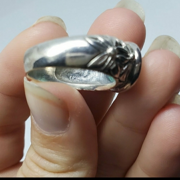 Turquoise & Sterling Ring - Picture 5 of 10